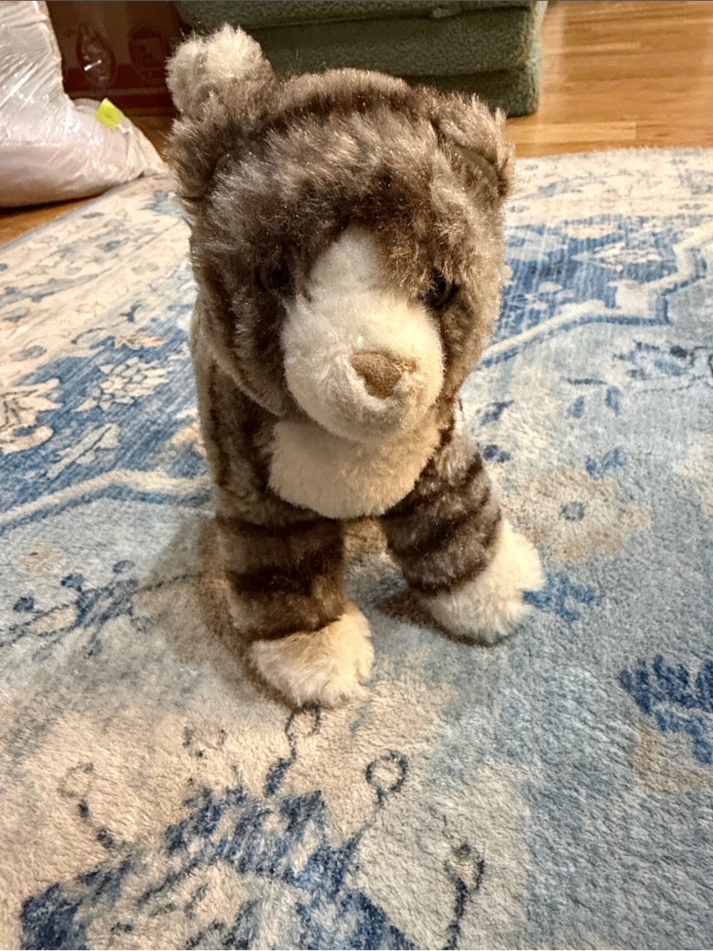 Plush Small Pet Stuffed Animal - Brown and Cream Cozy Bear